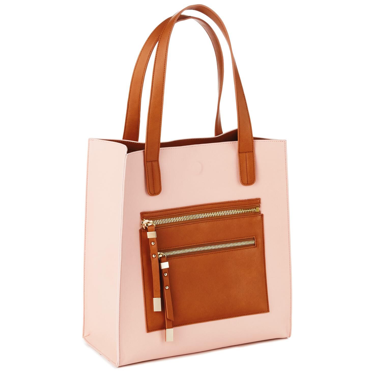 Mark Hall Blush Colorblock Tote