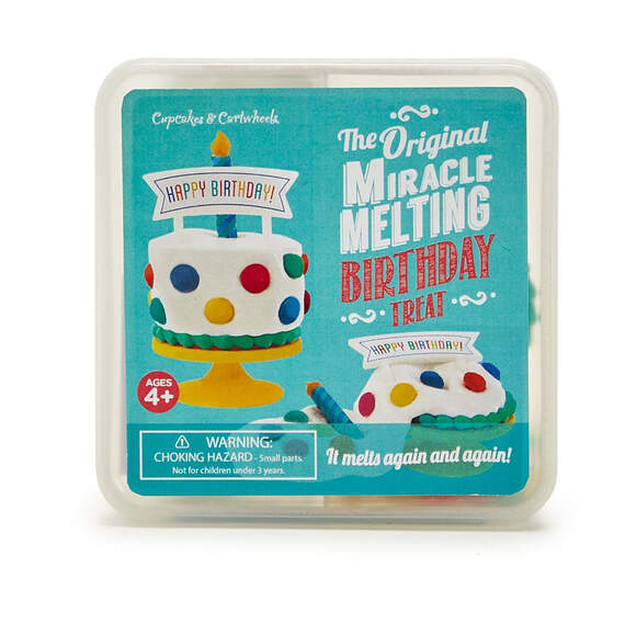 Two's Company The Original Miracle Melting Birthday Cake Putty Toy, , large image number 1