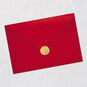 Holiday Greenery Parents Christmas Card Envelope Back with Seal image number 8