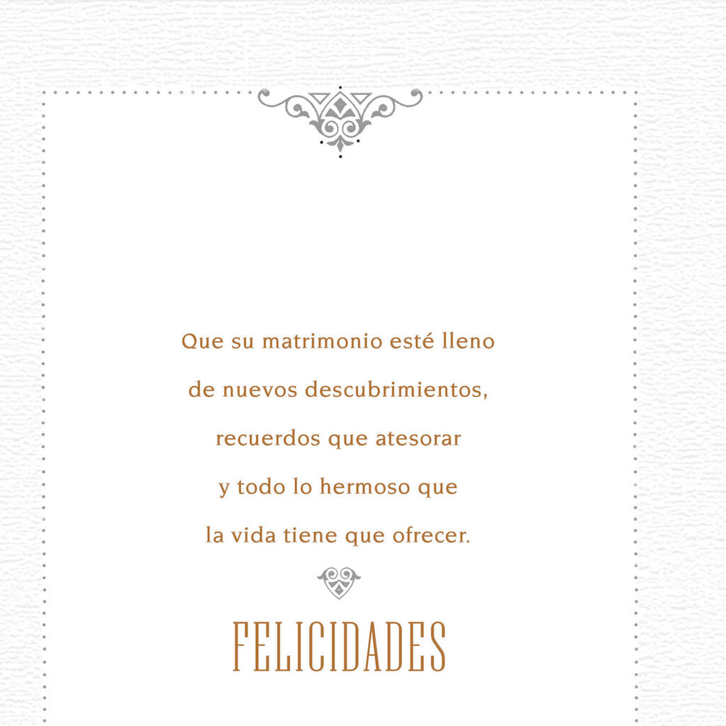 Wonderful Reason to Celebrate SpanishLanguage Wedding Card Greeting