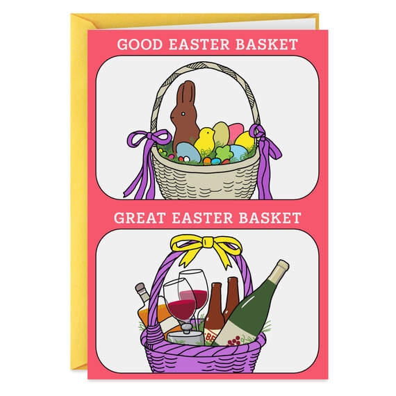 Treat Yourself Easter Basket Funny Easter Card