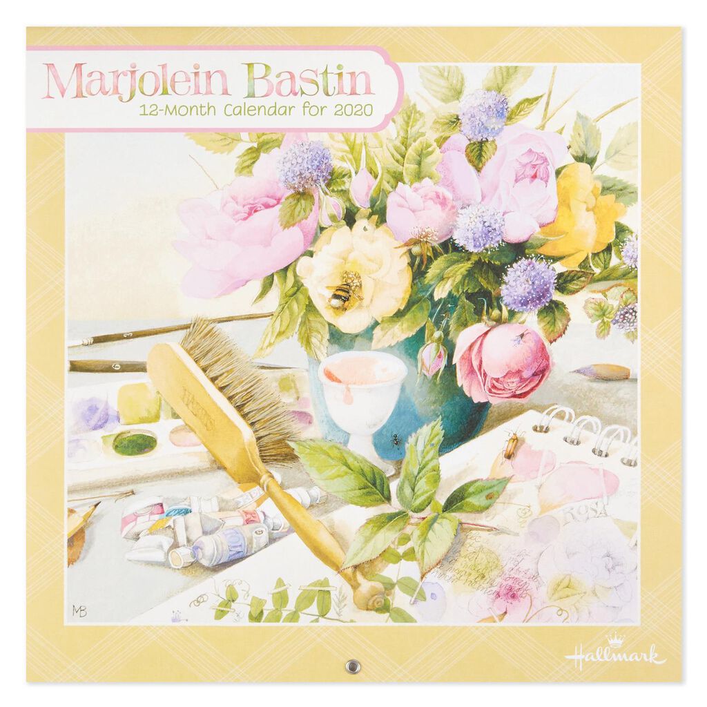 Marjolein Bastin Flowers 2020 Wall Calendar, 12Month Calendars