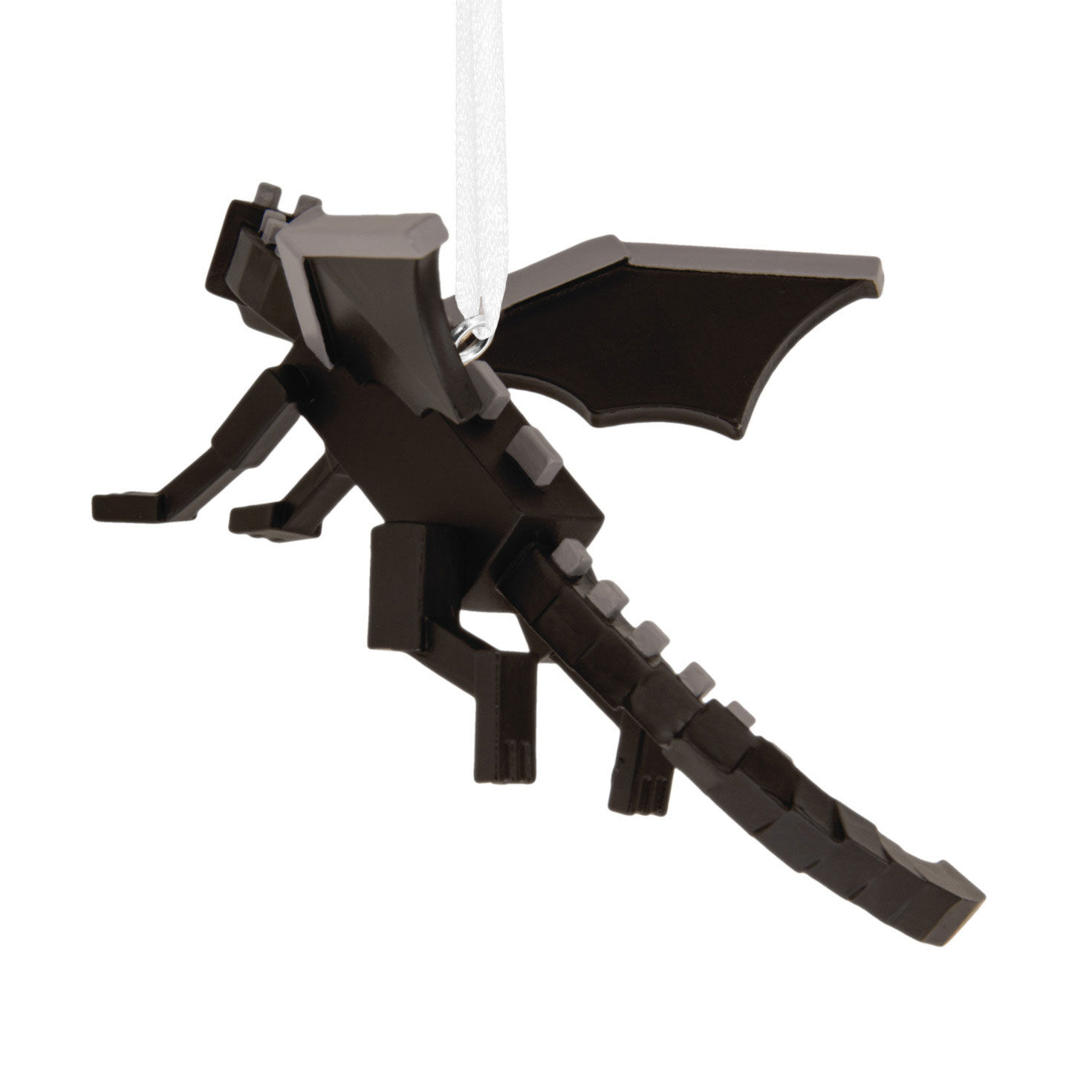 Minecraft Black Dragon Christmas Ornament upclose detail image number 5
