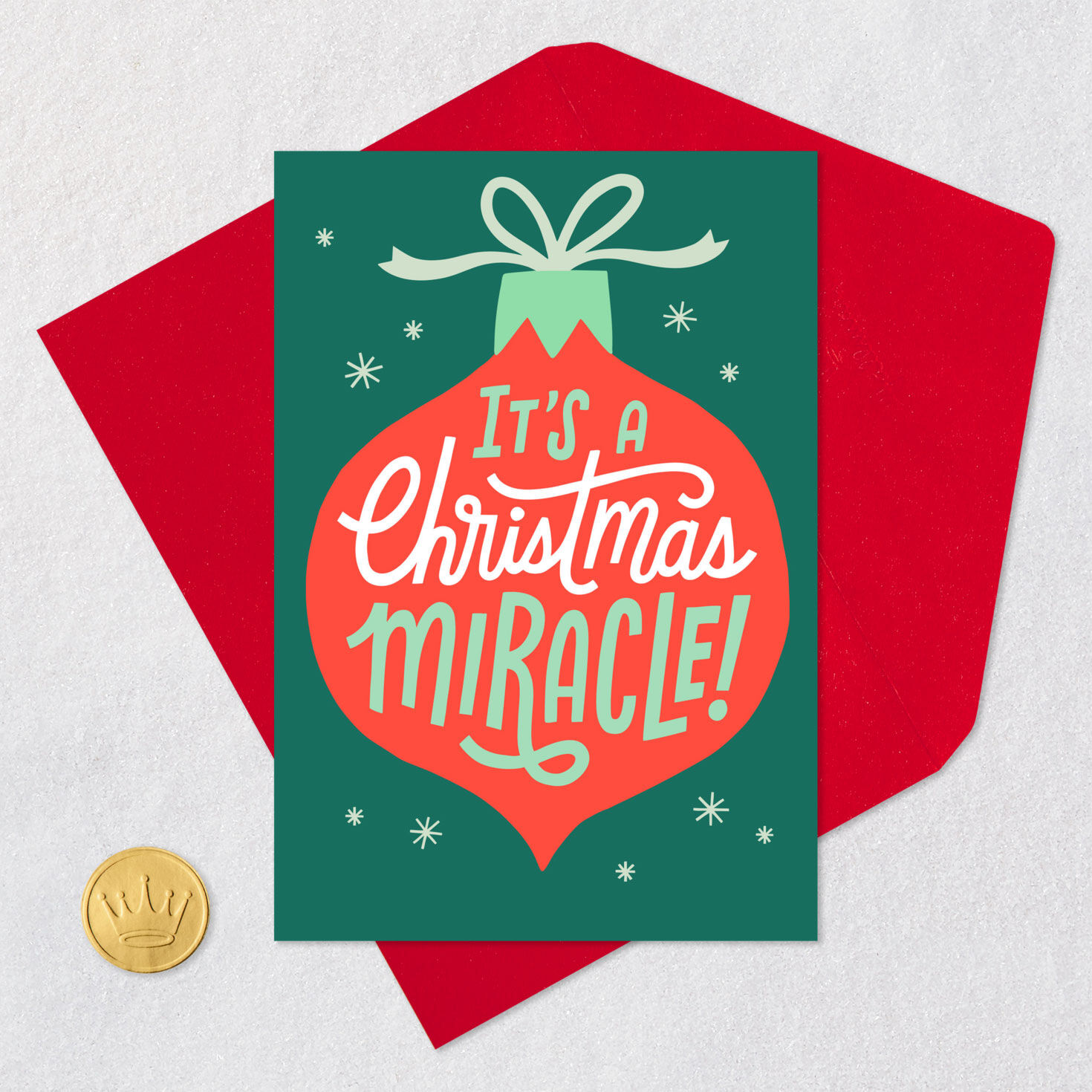 A Christmas Miracle! Funny Christmas Card, , large image number 5