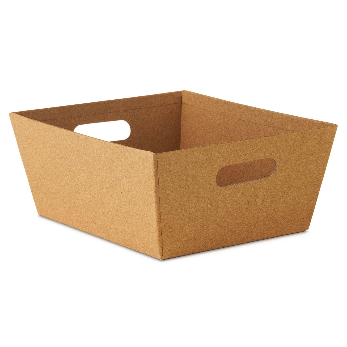 Kraft Brown Gift Tray With Handles
