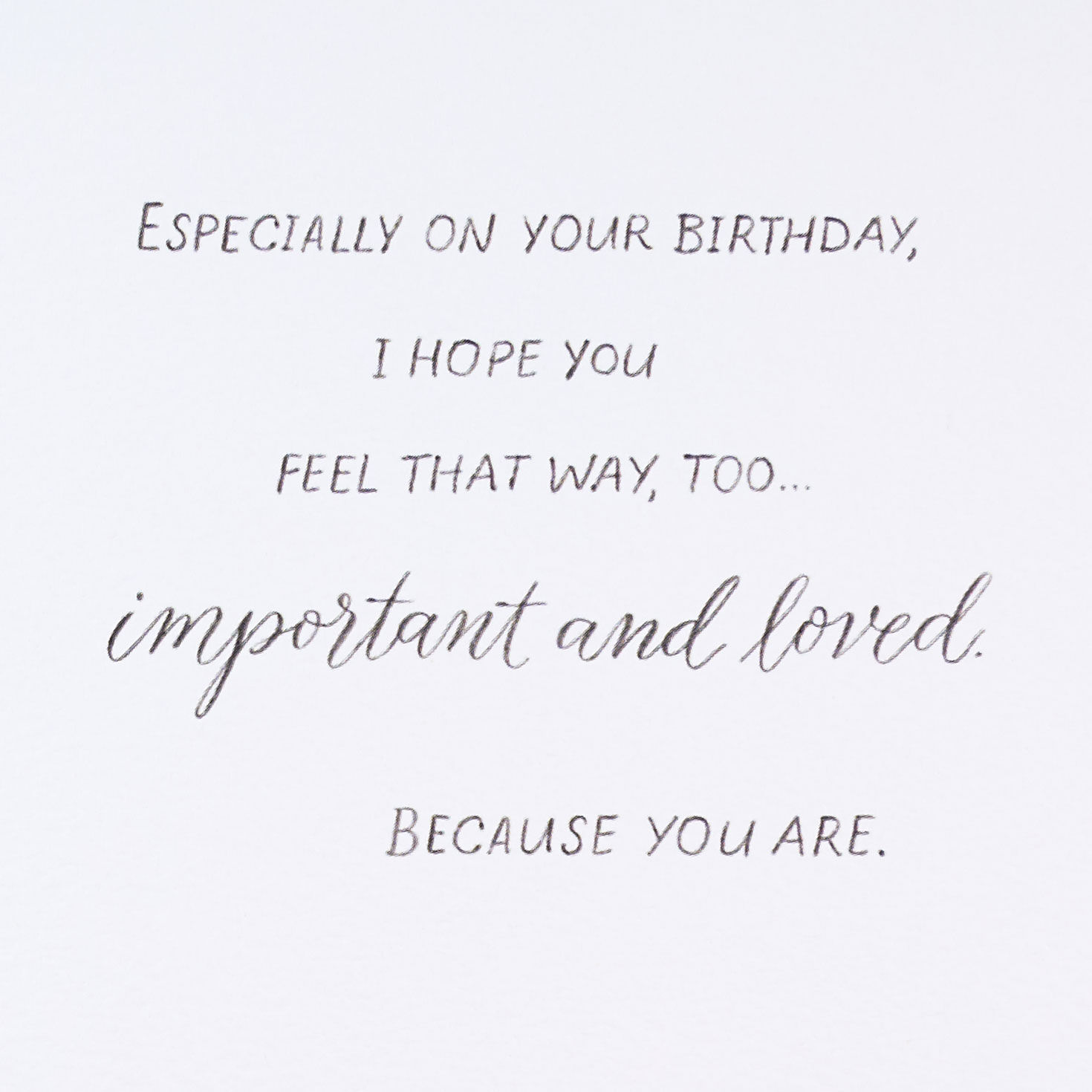 You Are Important and Loved Birthday Card for Wife, , large image number 3