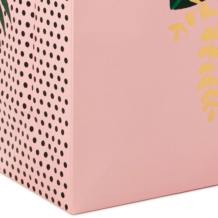 Pink Lily Extra-Large Gift Bag Base/Side Detail image number 5