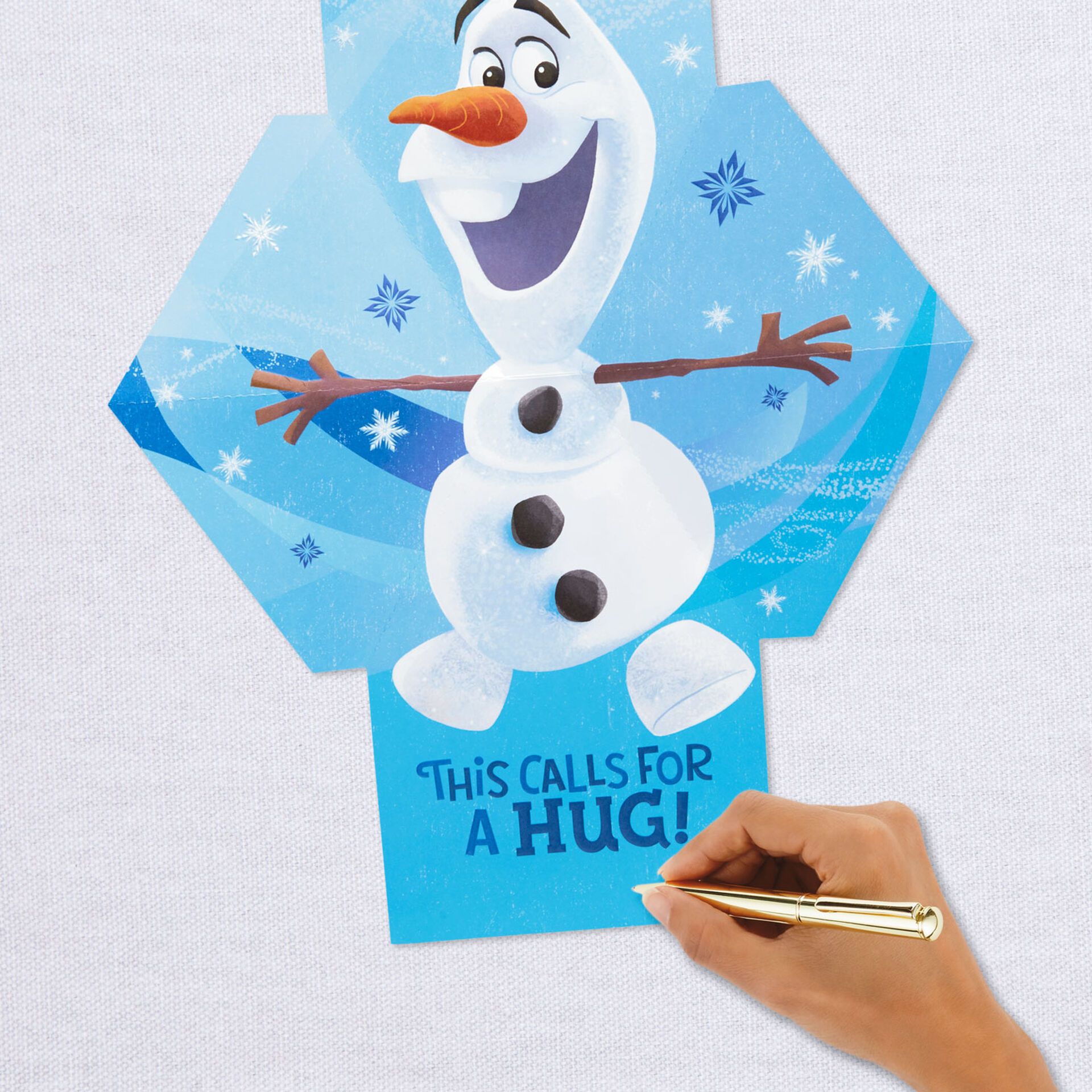 Disney Frozen Olaf Heart Melty Happy 3rd Pop Up Birthday Card Greeting Cards Hallmark
