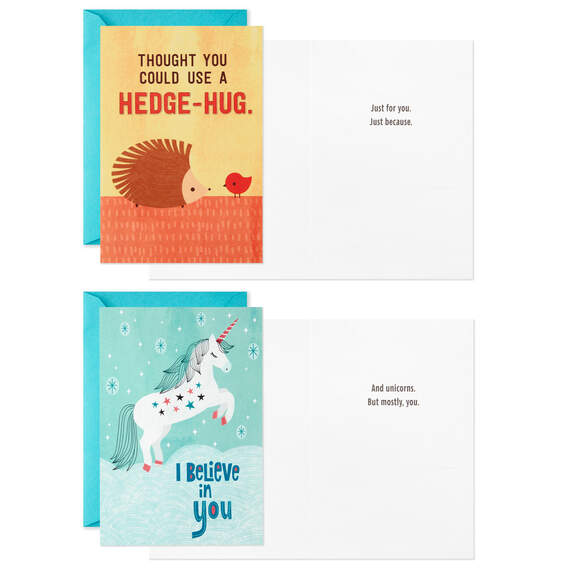 Whimsical Assorted Kids' Encouragement Cards With Stickers, Pack of 12, , large image number 5