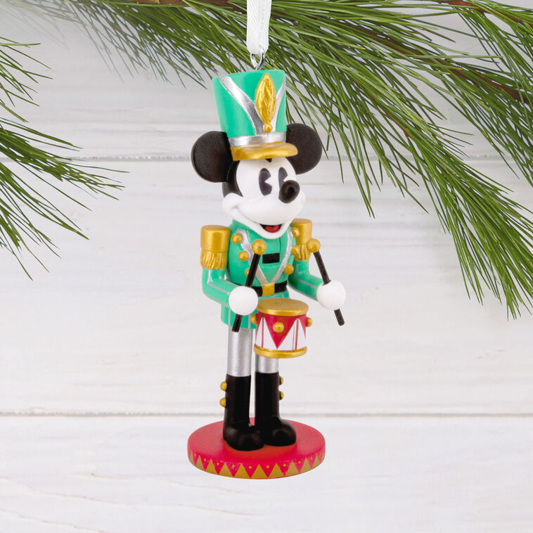Mickey Mouse Nutcracker Christmas Ornament hanging on tree image number 2