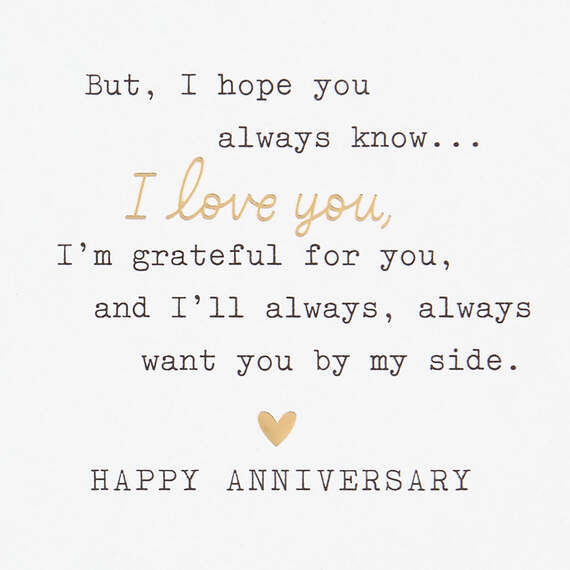 Typed Love Letter Anniversary Card for Husband, , large image number 2