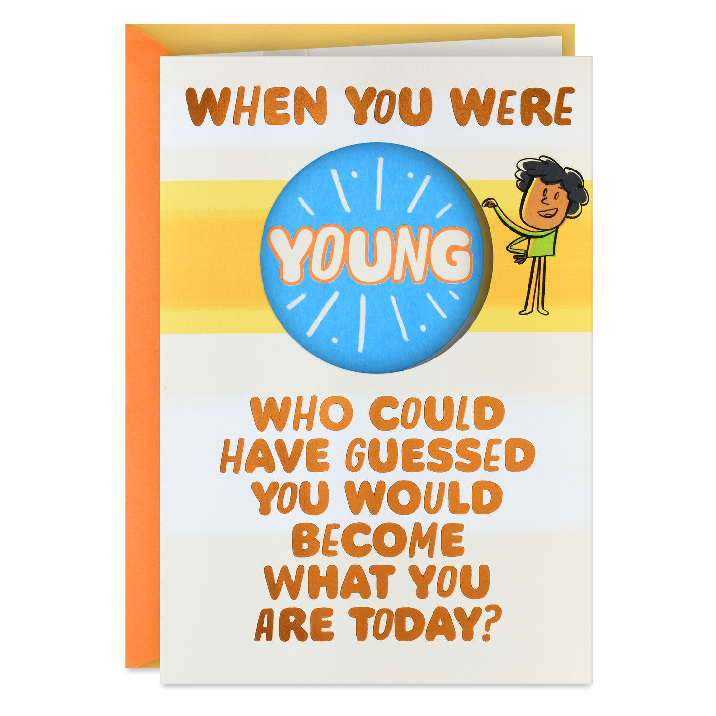 When You Were Young Funny Birthday Card