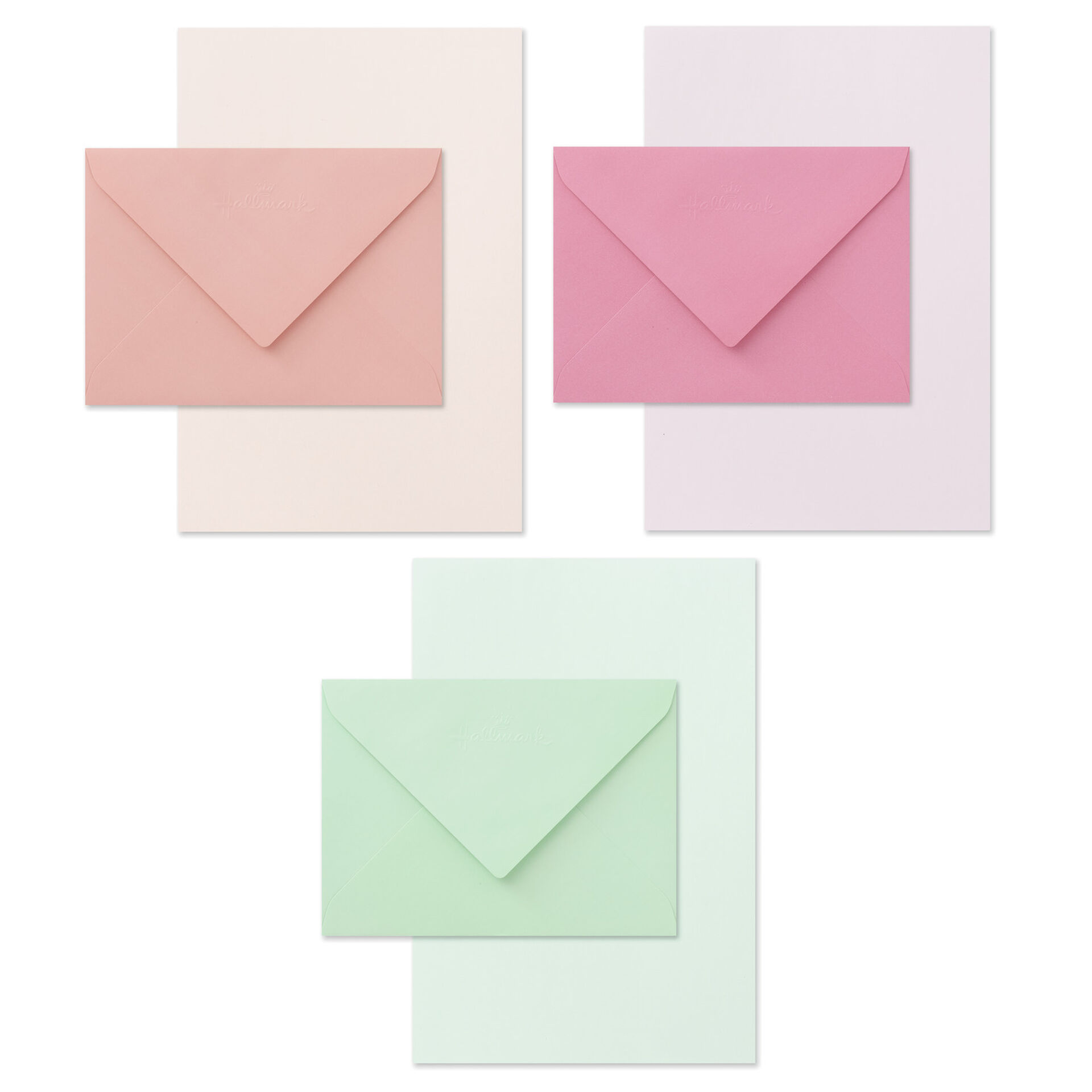 Pastel Paper and Bright Envelopes Stationery Set, 36 sheets Designed