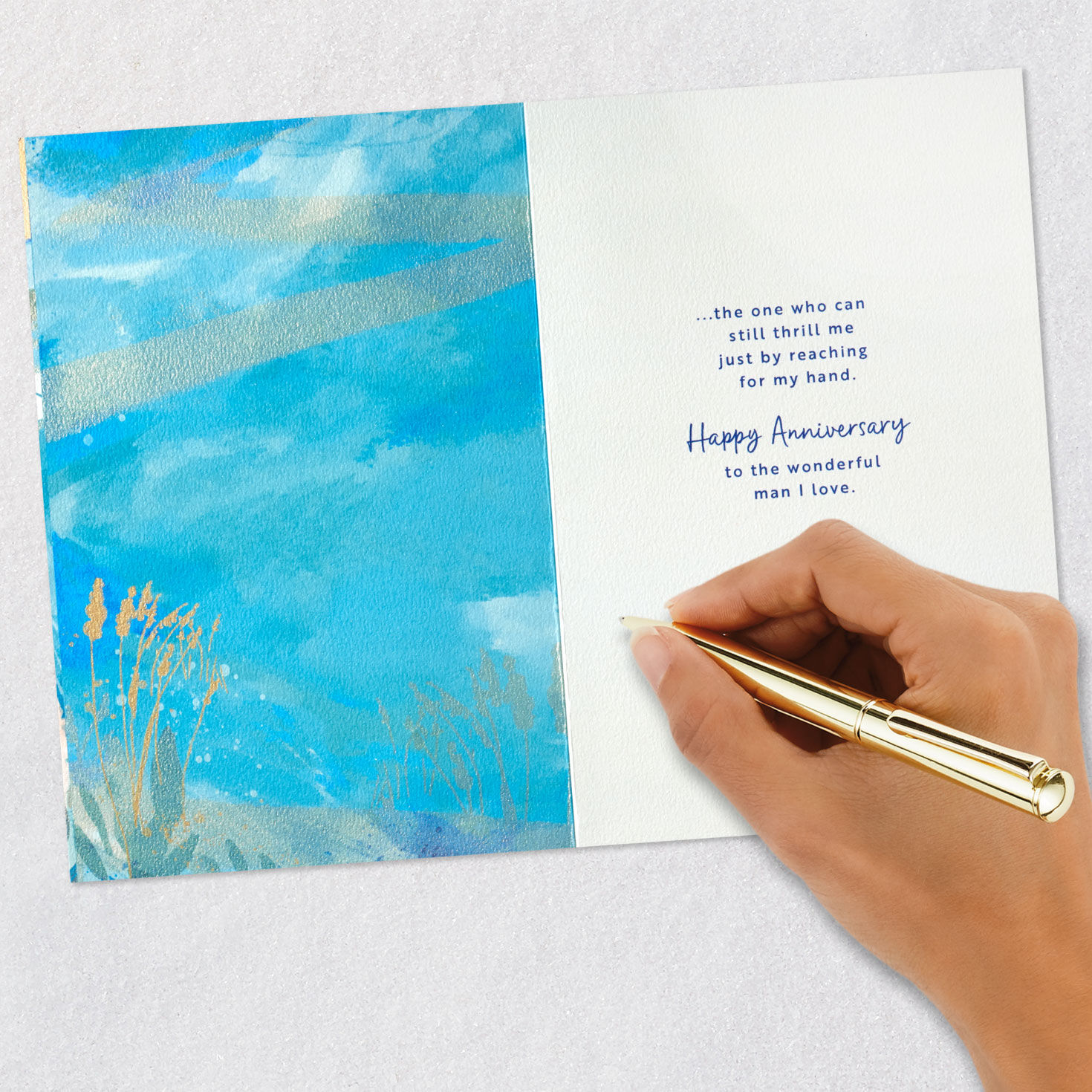 I Feel So Lucky Romantic Anniversary Card for Husband - Greeting Cards ...