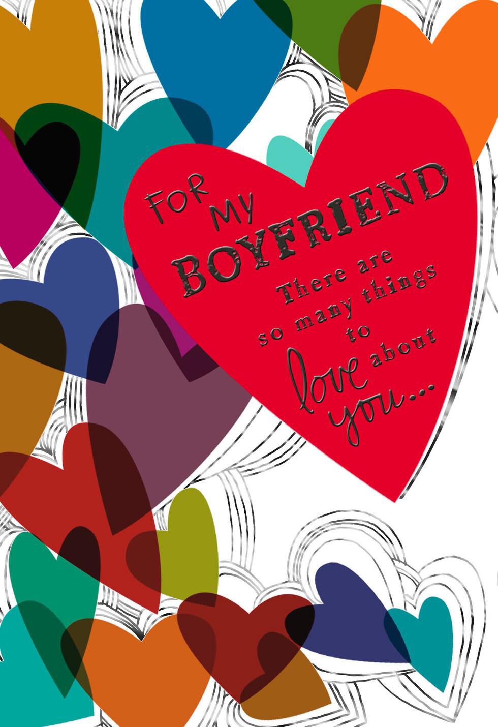 Things to Love About You Sweetest Day Card for Boyfriend