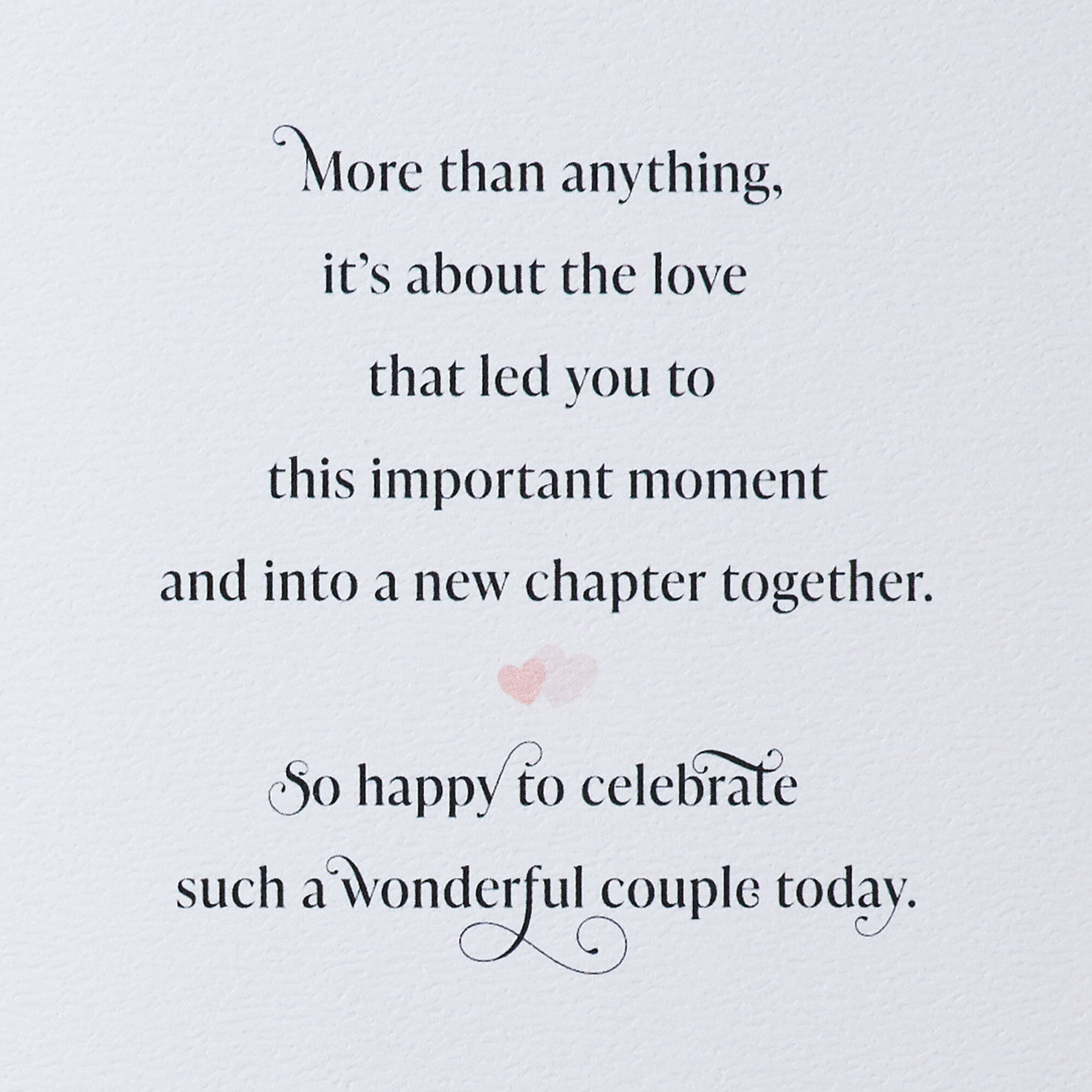 Silver and Black Wedding Card Sentiment image number 3