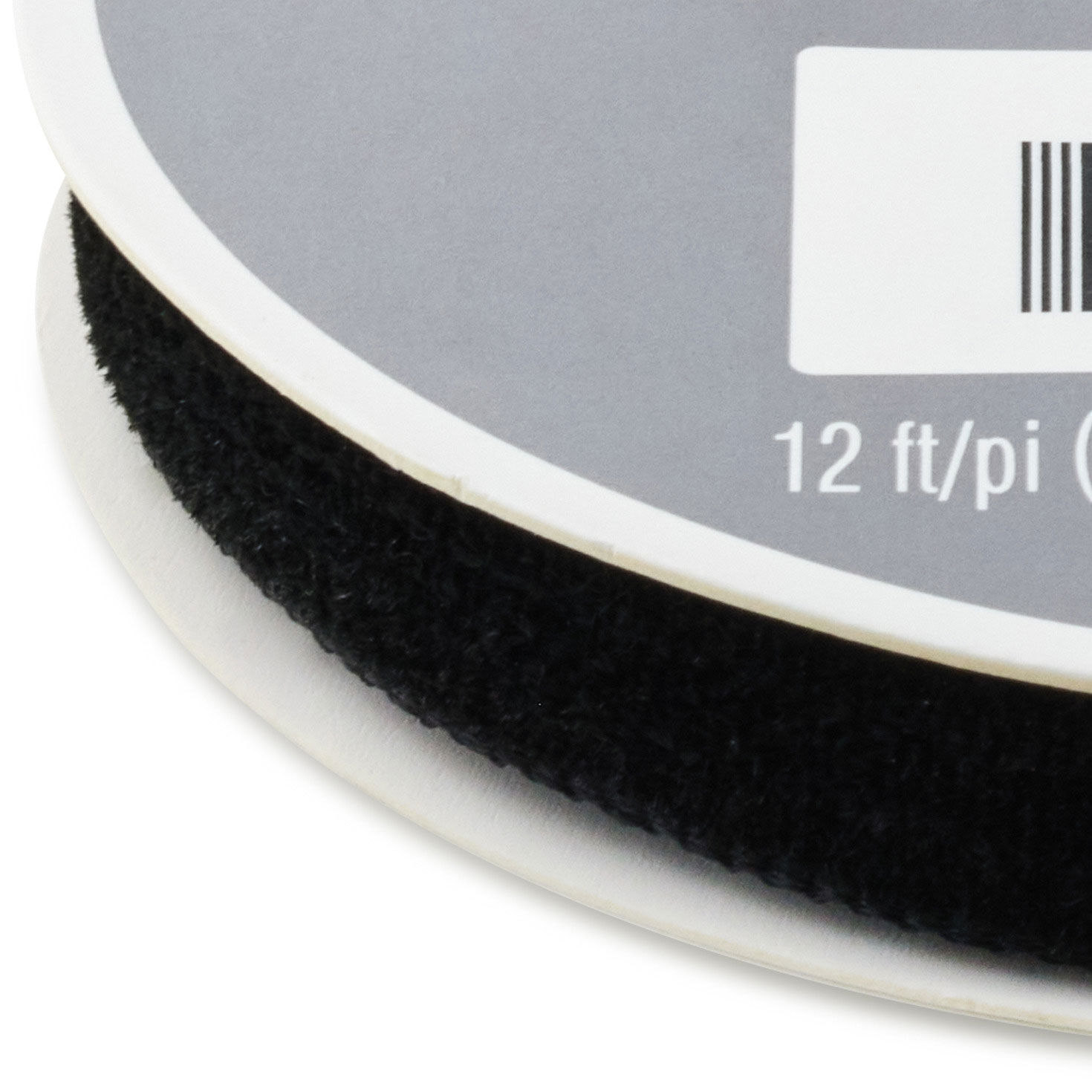 Black Velvet Skinny Christmas Ribbon upclose view image number 3