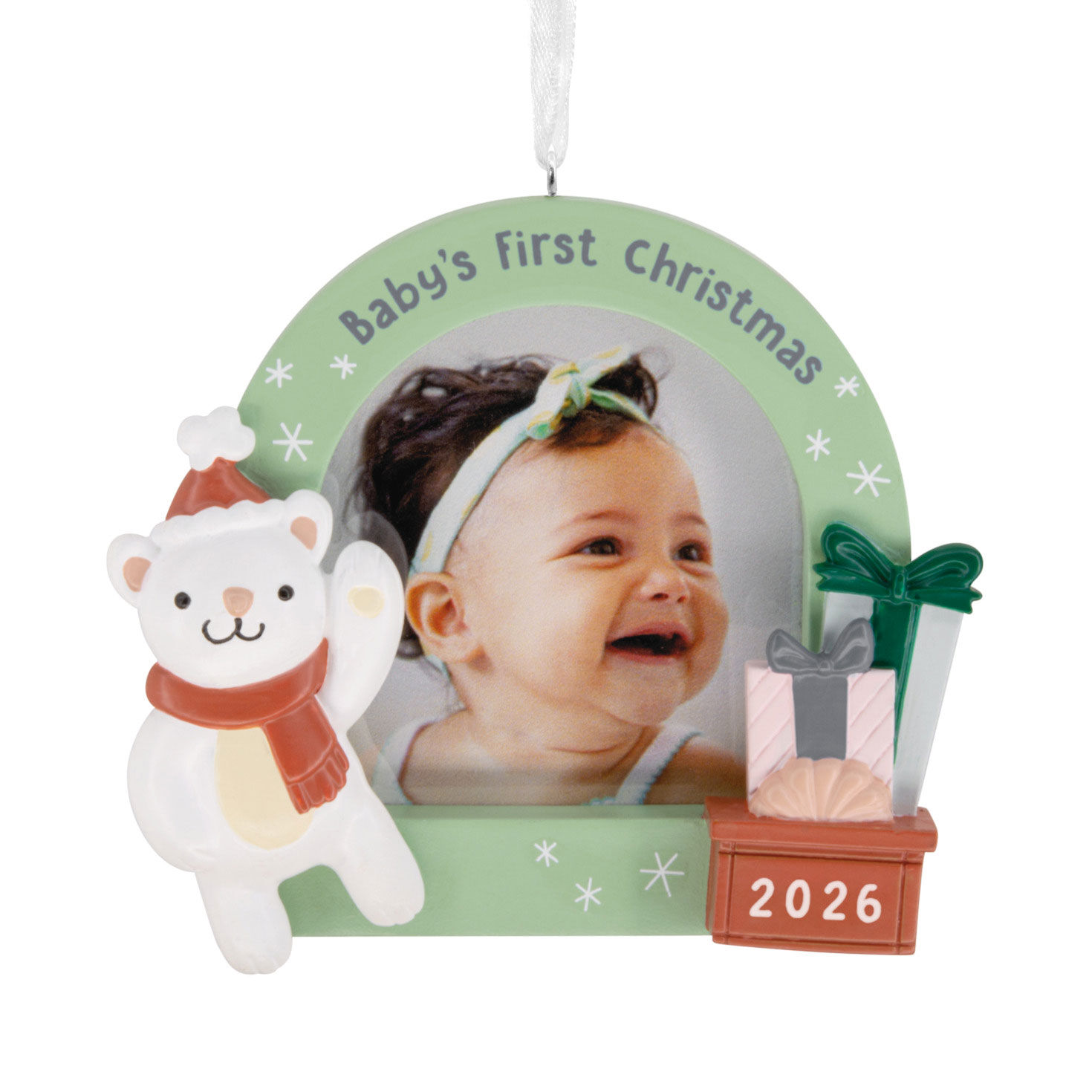 Baby's First Christmas 2026 Photo Frame Hallmark Ornament