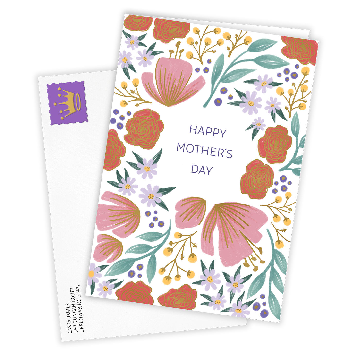 You are Appreciated Floral Custom Card, , large image number 2