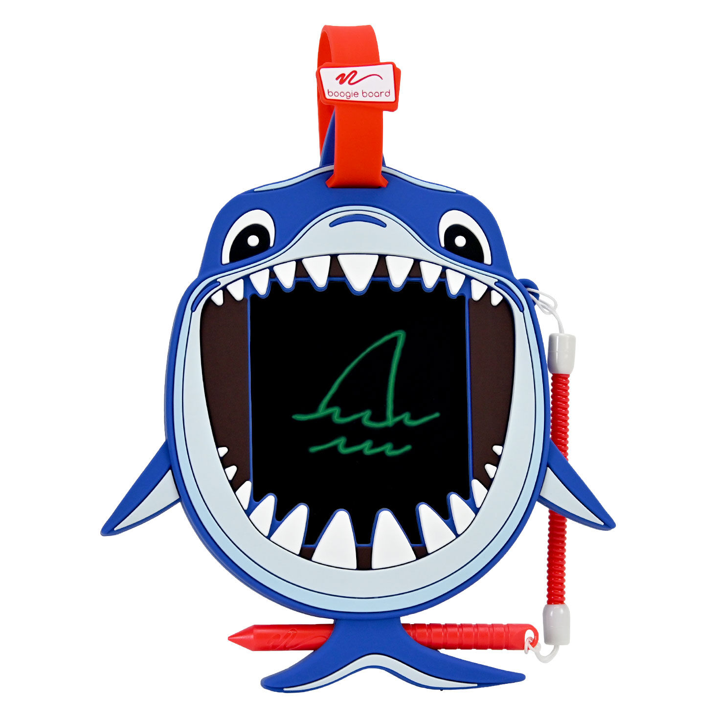 Shark-Shaped Sketch Board With Stylus for Kids  image number 1