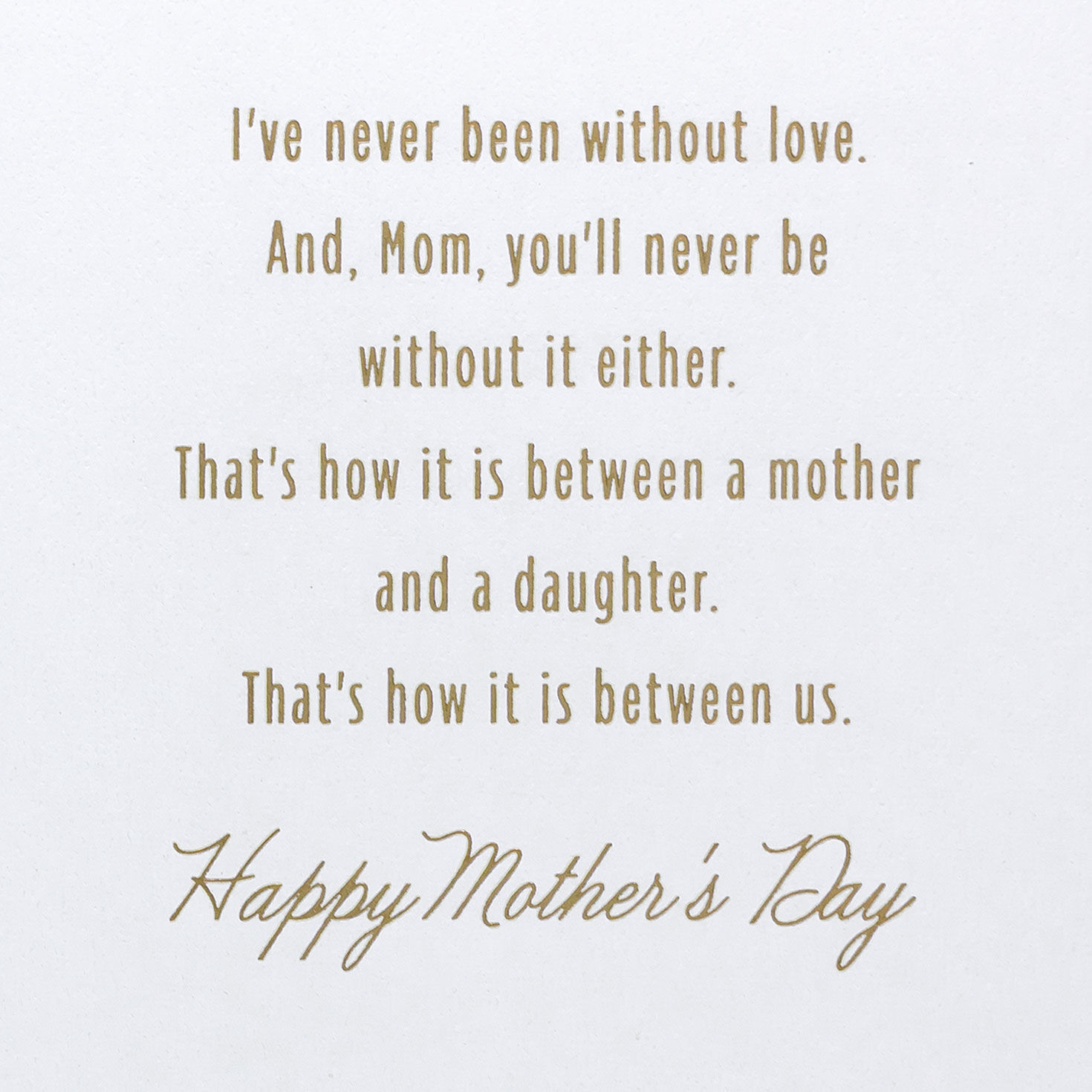 Banner and Flowers Mom Mother's Day Card From Daughter Sentiment image number 3