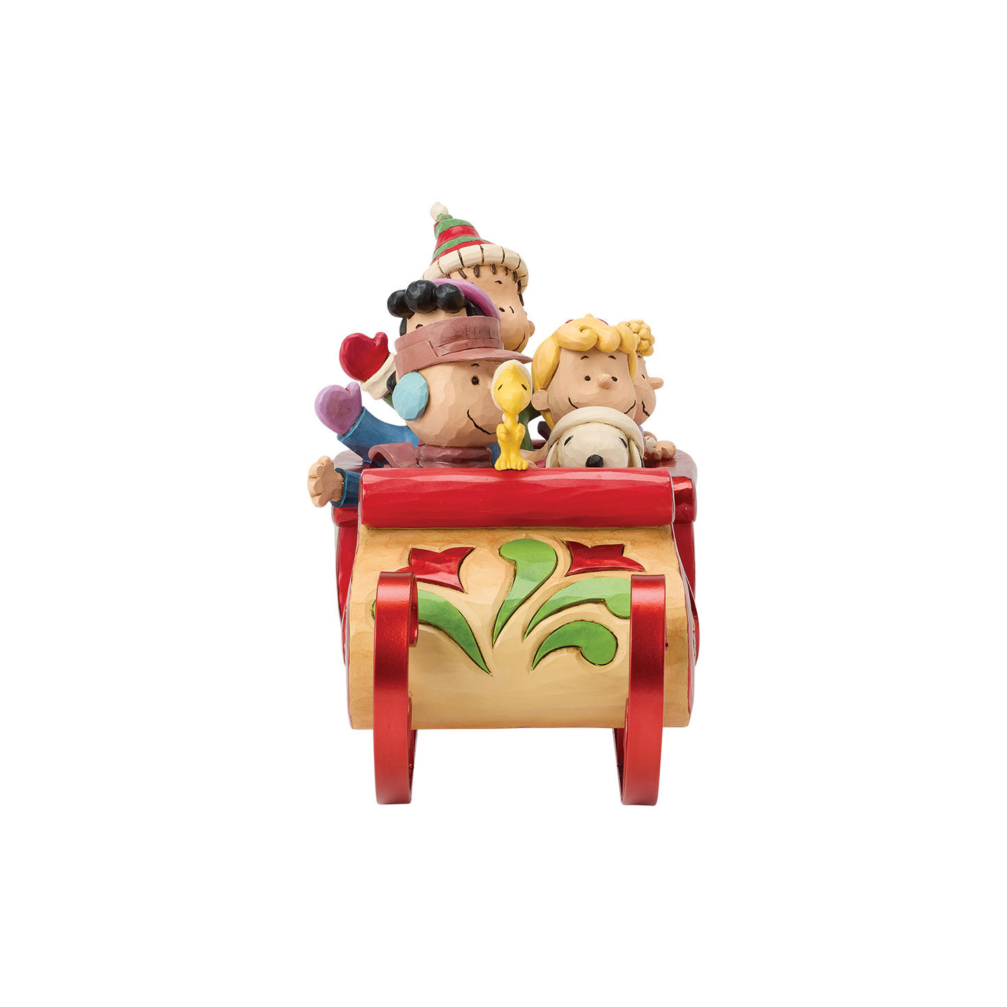 Jim Shore Peanuts Friends in Sleigh Statue side image number 6