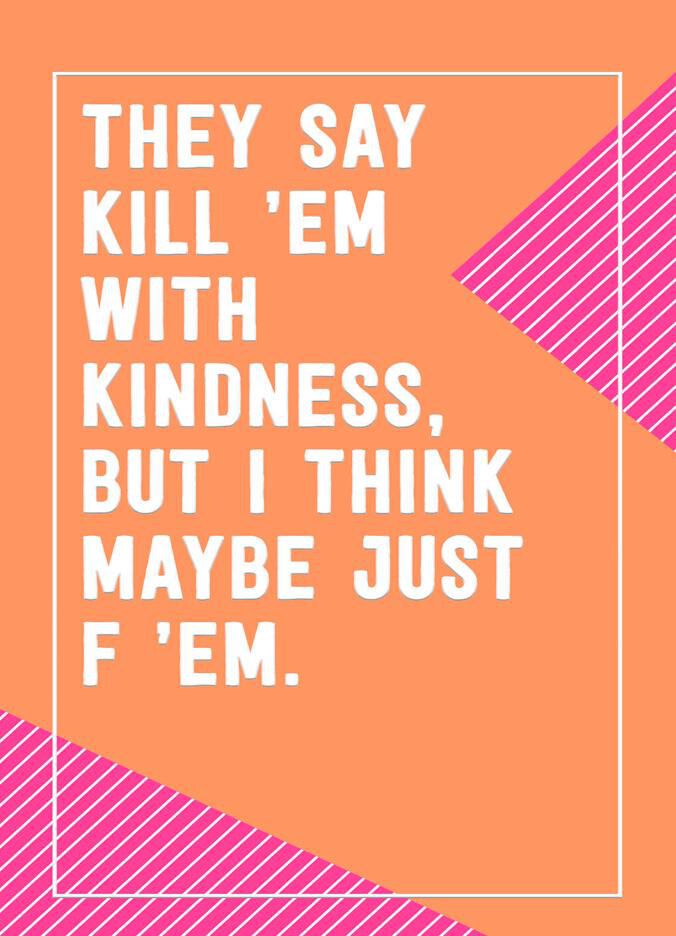 Eff Them Funny Encouragement Card