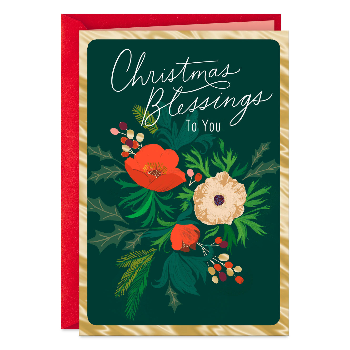 Christmas Blessings to You Religious Christmas Card