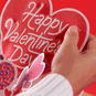 Hearts Musical 3D Pop-Up Valentine's Day Card With Light, , large image number 2