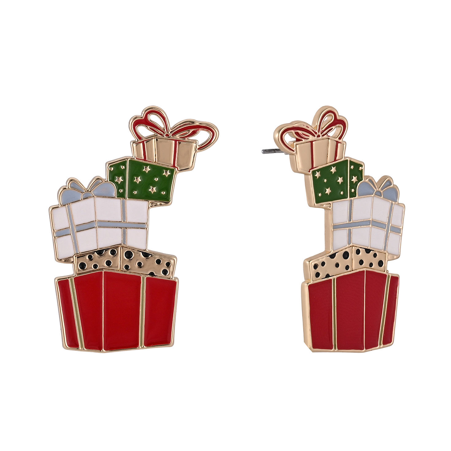 Stacked Gift Statement Earrings