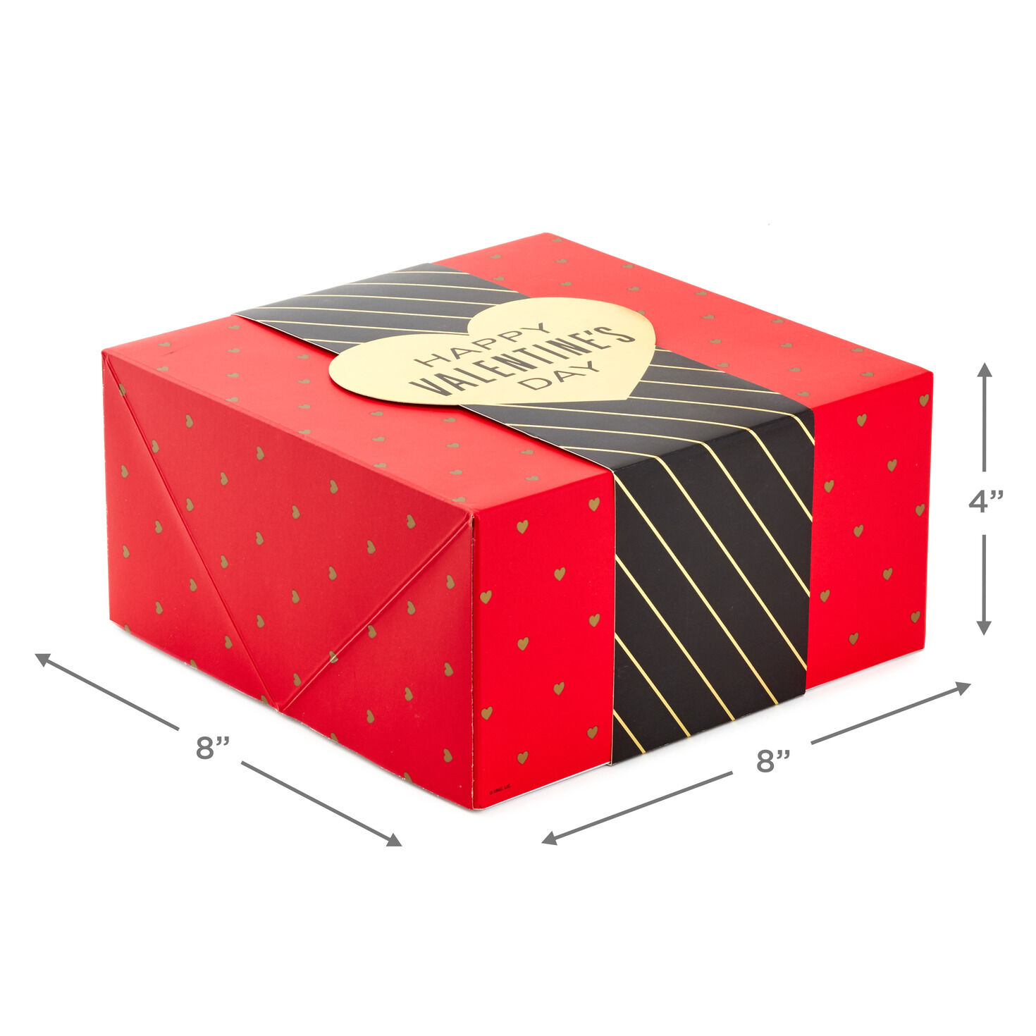 8" Square Happy Valentine's Day 2-Pack Gift Boxes, , large image number 2