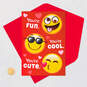 Emoji Faces Cute, Cool and Loved Valentine's Day Card, , large image number 5
