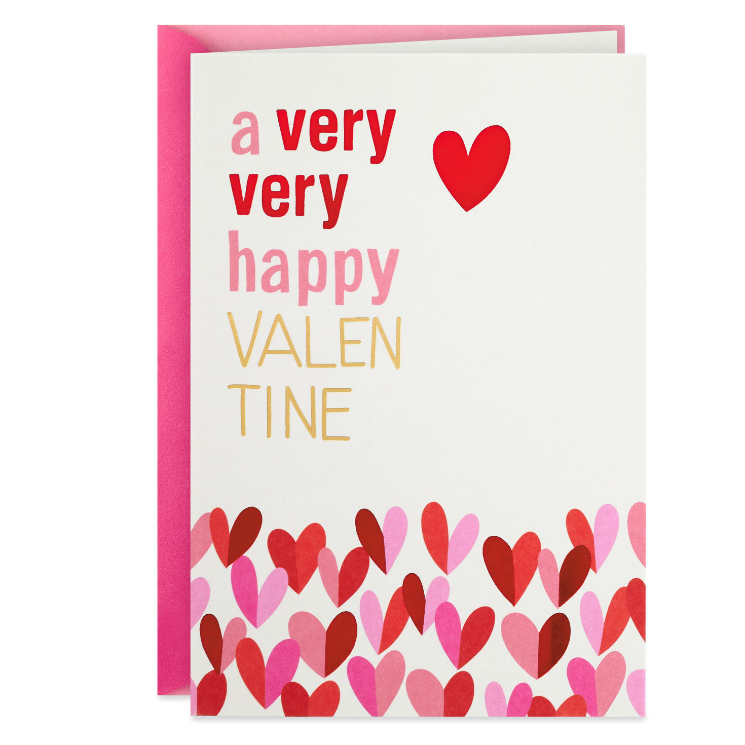 Hallmark Valentinstagskarte – Inkl. Umschlag, Standard-Briefgröße, Hochwertige Grußkarte