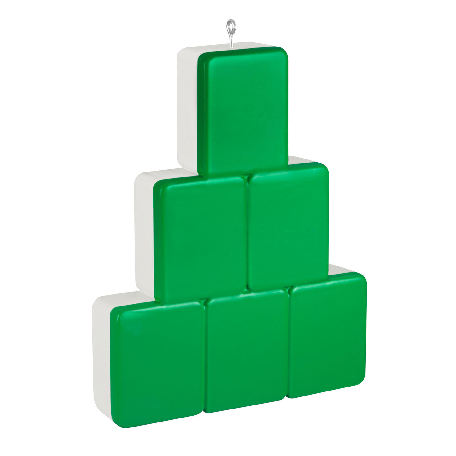 Holiday Mahjong Tiles Keepsake Ornament Back image number 6