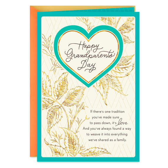 A Family Tradition of Love Grandparents Day Card
