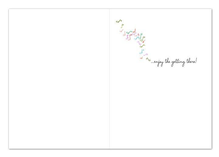 Enjoy Getting There Birthday Card
