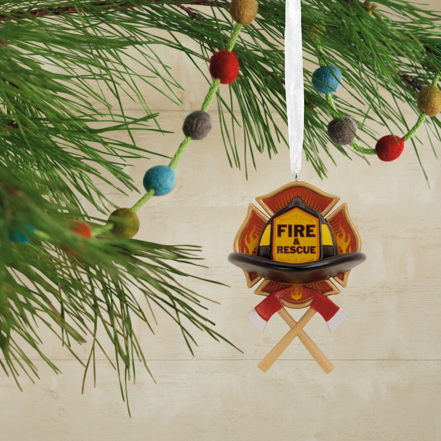 Fire and Rescue Emblem Hallmark Ornament for only USD 14.99 | Hallmark