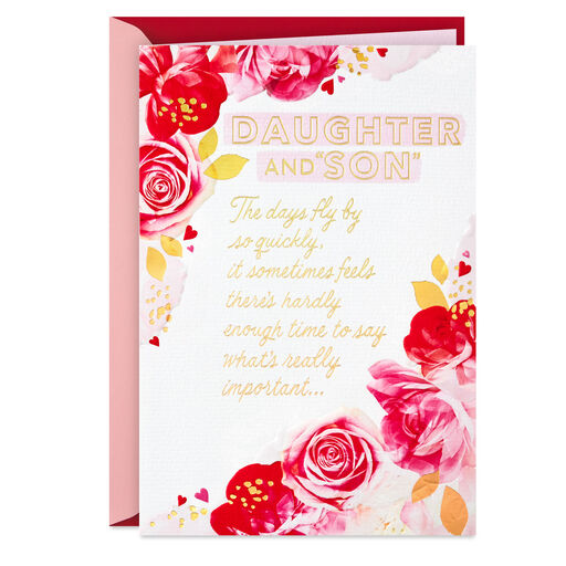 What's Really Important Valentine's Day Card for Daughter and Son-in-Law, 