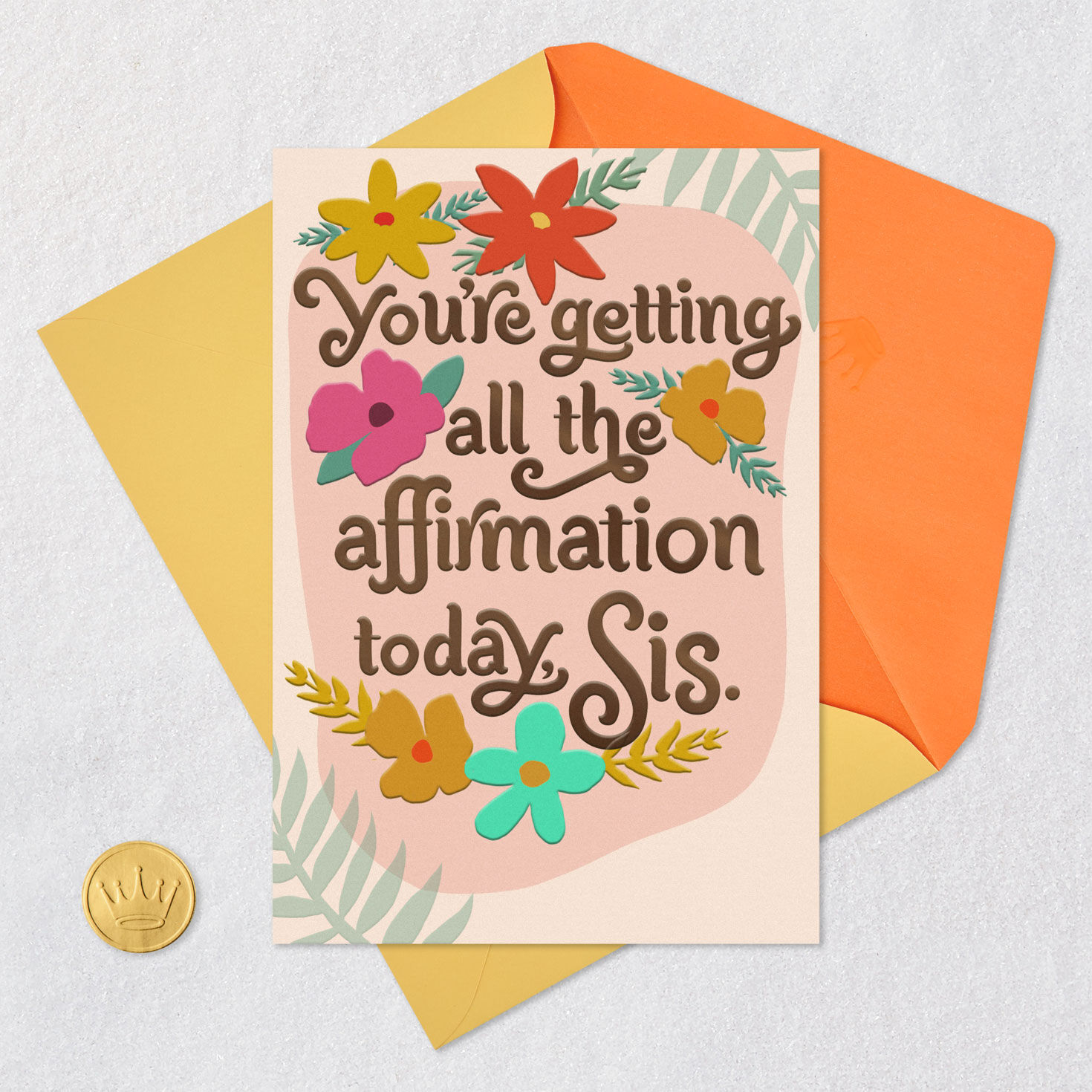 Sis, You're Worthy of All the Love Birthday Card for Her, , large image number 6