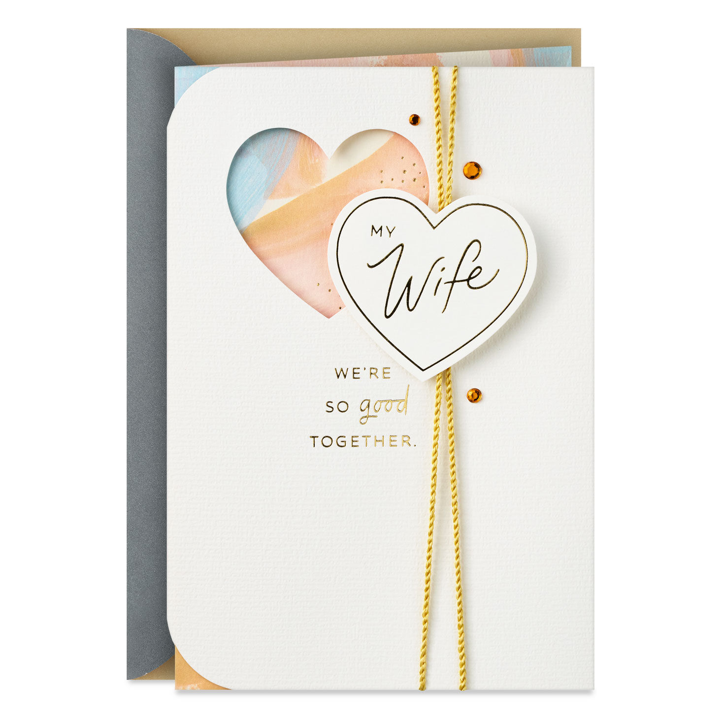 We're So Good Together Romantic Anniversary Card for Wife