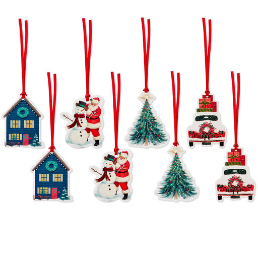 Homey Holidays 8-Pack Christmas Gift Tag Assortment, 