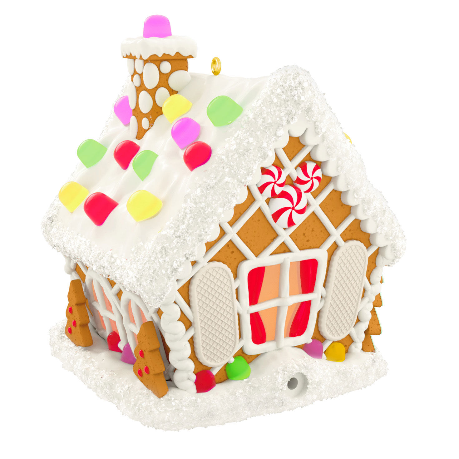 Disney Gingerbread House Keepsake Ornament Back image number 6