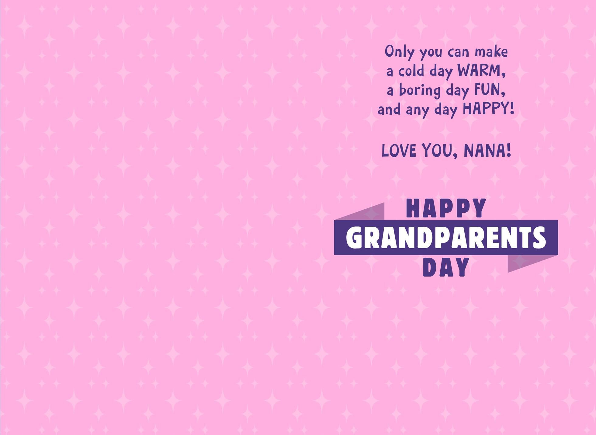 You're Magic! Grandparents Day Card for Nana