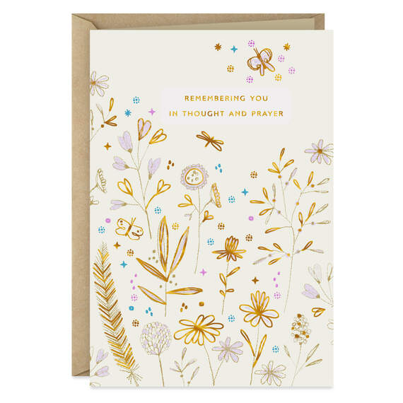 Let There Be Happy Memories Sympathy Card