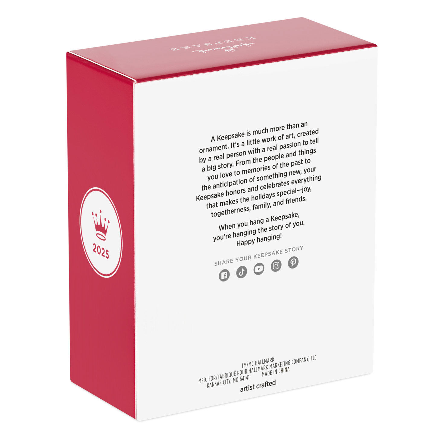 Lionel Train Crane Keepsake Ornament package back image number 8