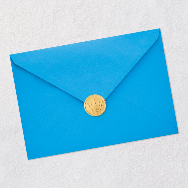 Mountains and Deer Adult Humor Birthday Card for Man Envelope Back with Seal image number 8