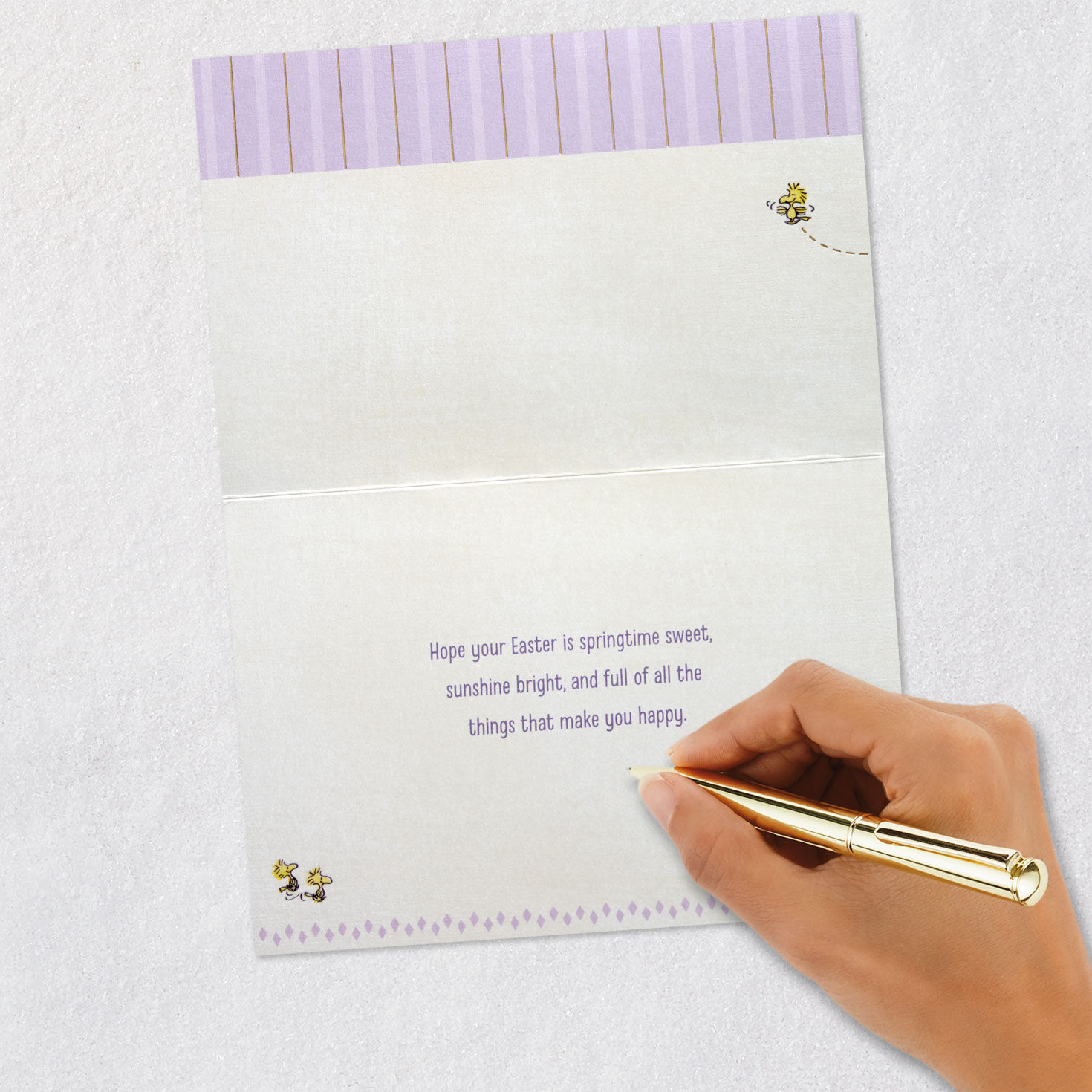 Peanuts Gang Retro Easter Parade Easter Card Signing card image number 6