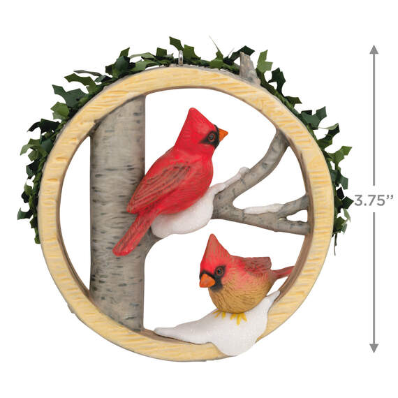 Marjolein's Garden Christmas Cardinals Ornament, , large image number 3