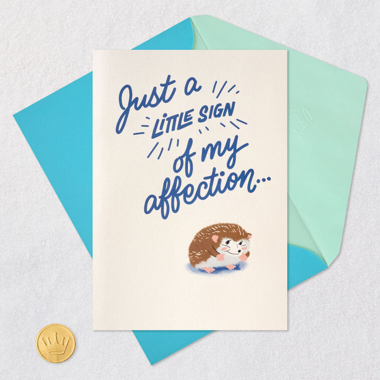 Hedgehog Pop-Up Anniversary Card  image number 5