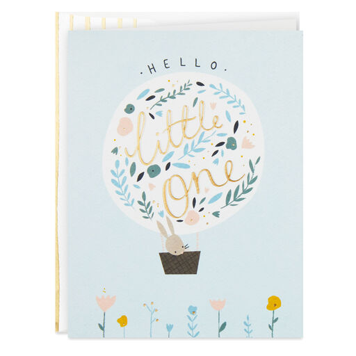 World of Love Awaits New Baby Card, 